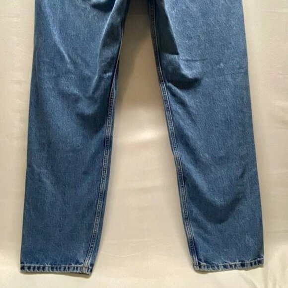 Levi's 505 Men's Blue Jeans 36x32 LEVI Strauss Reg Fit Straight Med. Wash Denim - Picture 5 of 13